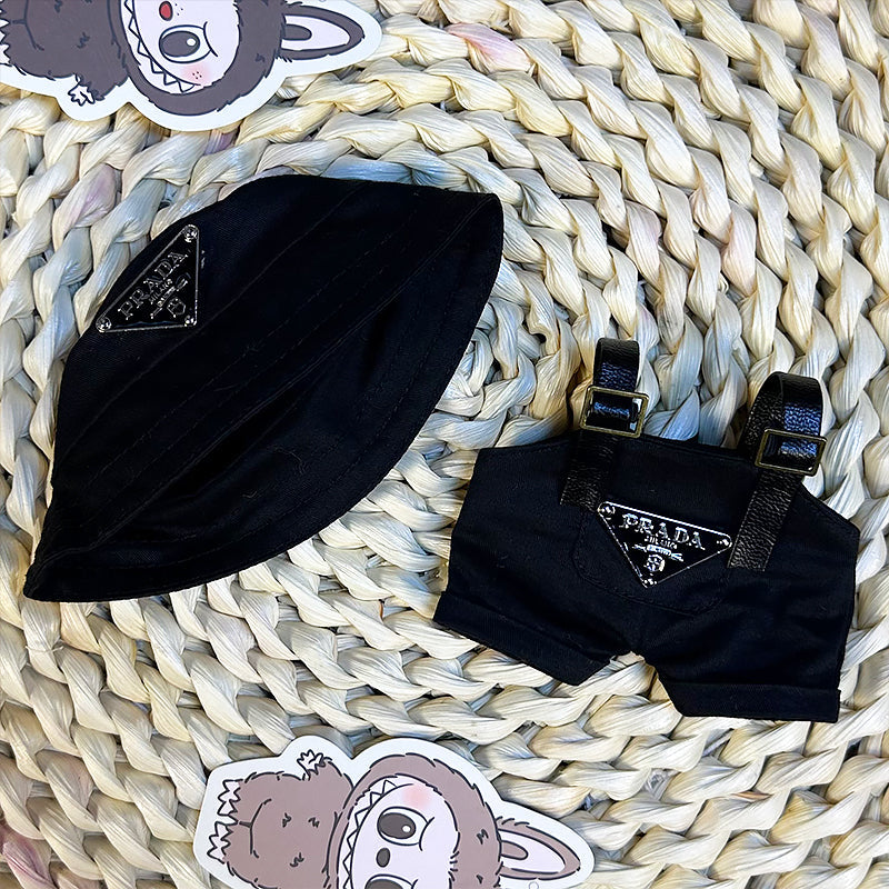 Labubu Outfit – “Prada Playground Set” (Fits 17cm Labubu Macaron / Have a Seat / Big into Energy)