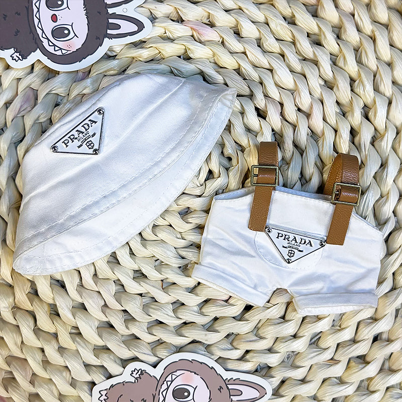 Labubu Outfit – “Prada Playground Set” (Fits 17cm Labubu Macaron / Have a Seat / Big into Energy)
