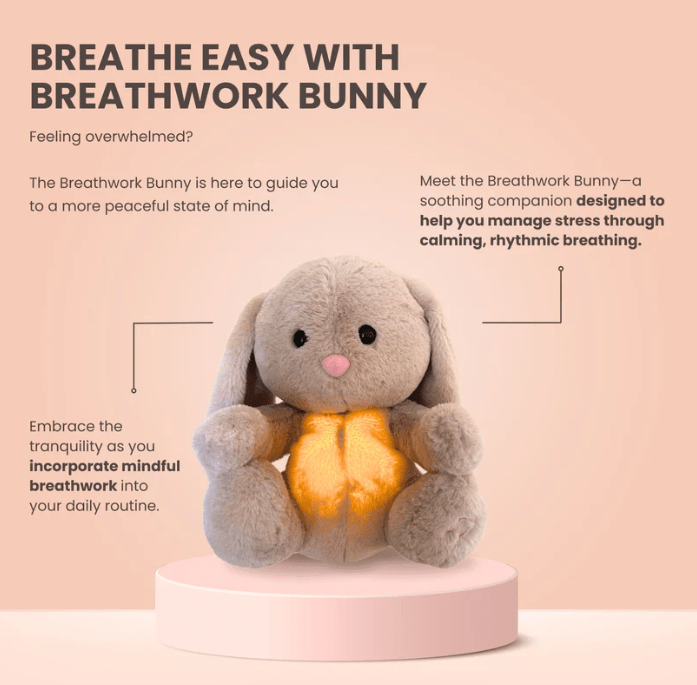 Mykro™ 2024 New Breathing Bunny Baby Sleep Sound Companion