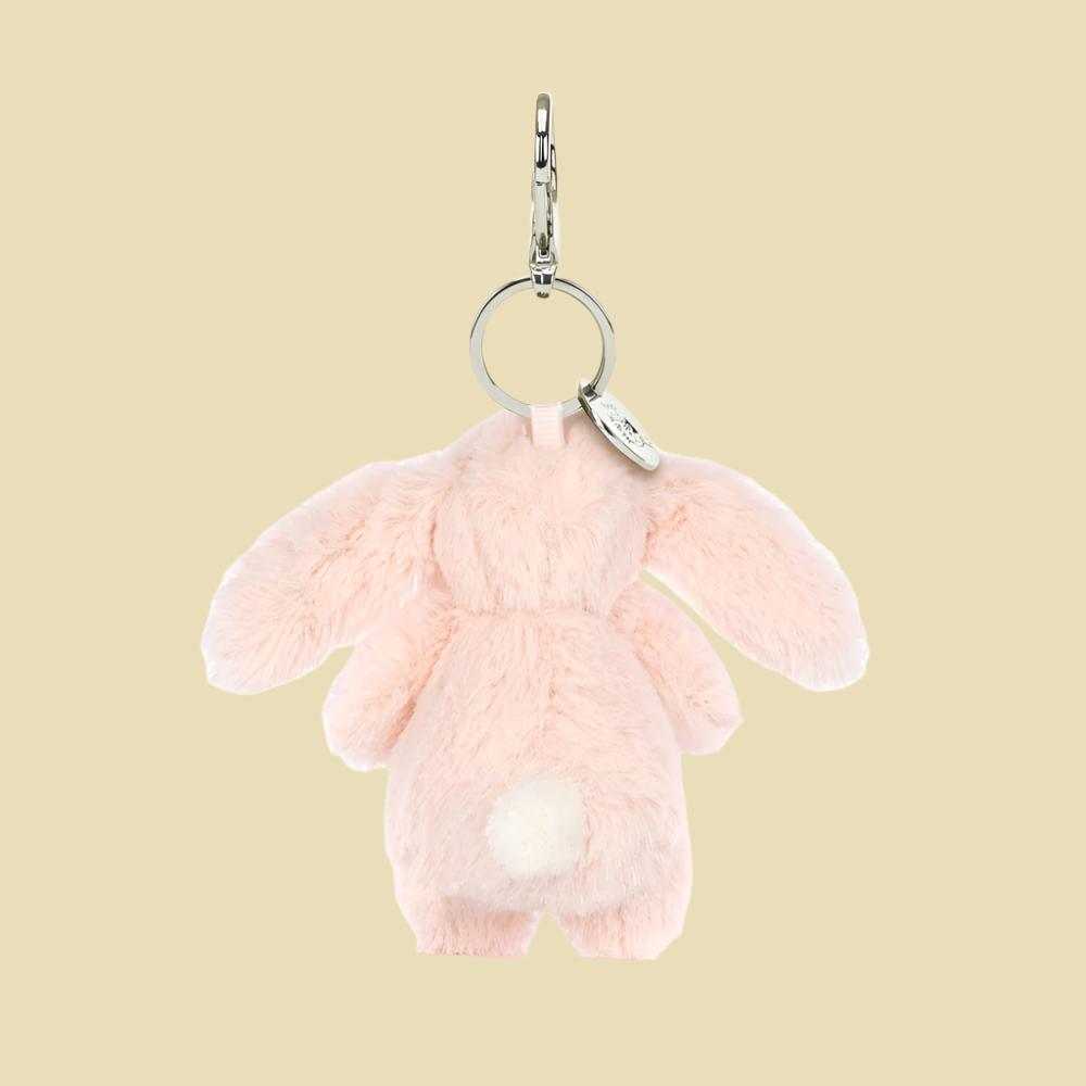 Jellycat Bashful Bunny Blush Bag Charm 1