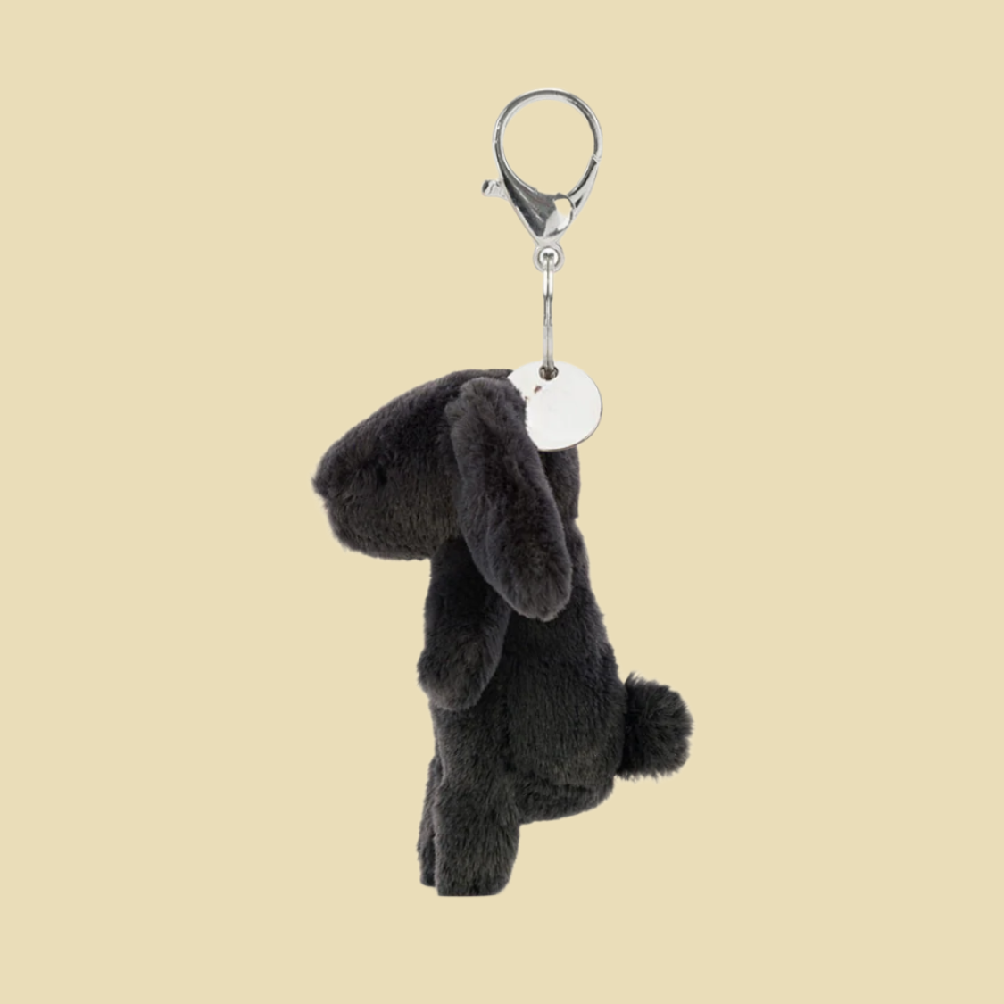 Jellycat Bashful Inky Bunny Bag Charm 1